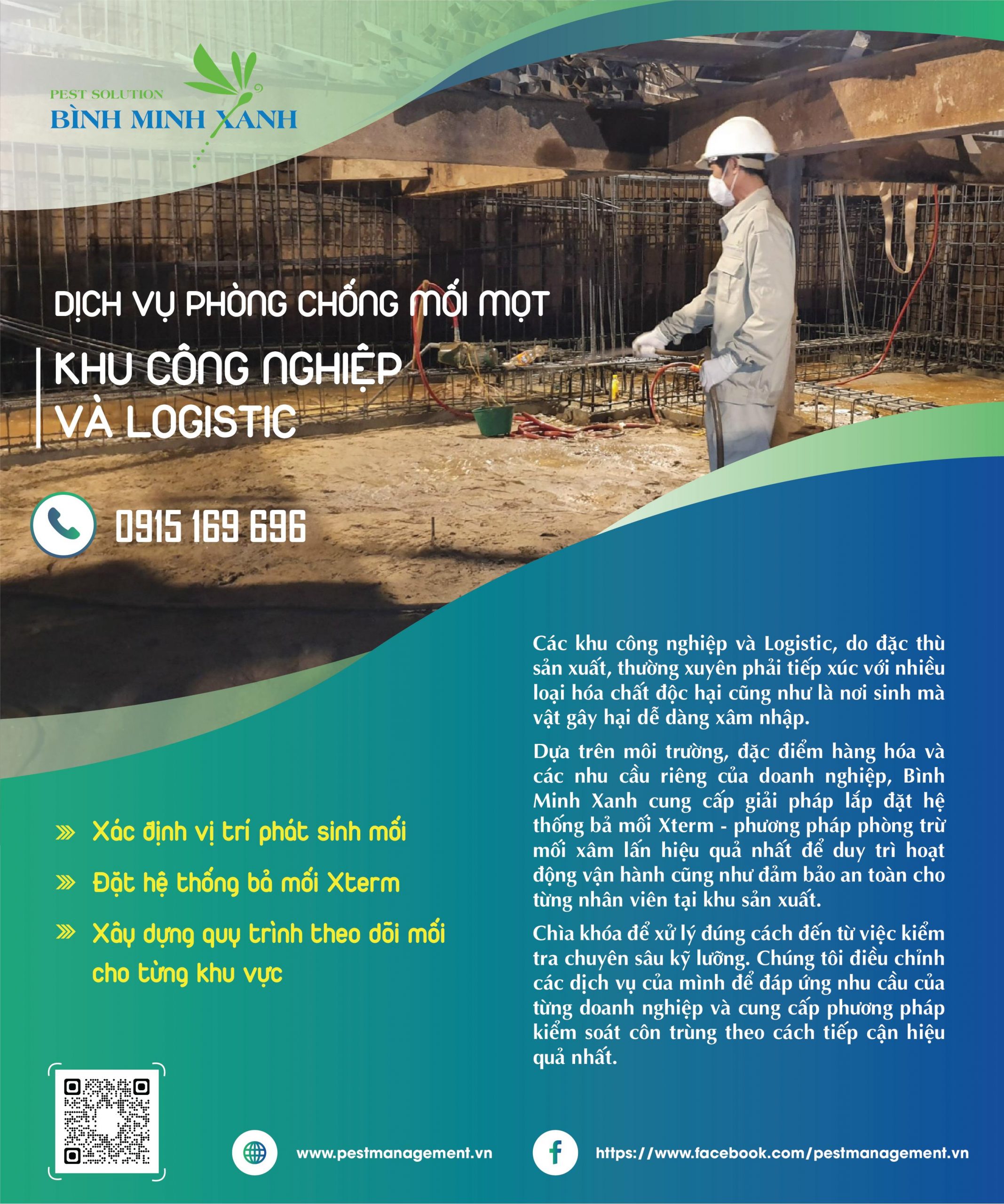 DỊCH VỤ PHÒNG CHỐNG MỐI MỌT DÀNH CHO KHU CÔNG NGHIỆP VÀ LOGISTIC